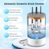 2026 New Cosmetic Brush Cleaner, Electric Makeup Brush Cleaner for All Size Cosmetic Brushes (Transparent, Plug-In) view 3
