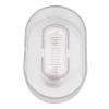 Yunseity Beard Hair Clipper Rinser, Push Type Beard Trimmer Cleaner Easy to Operate for Travel Use (Transparent) view 3
