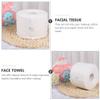 BIUDECO 2rolls Disposable Cotton Face Towels Makeup Remover Wipes Cleansing Towelettes for Women Facial Cleansing view 3