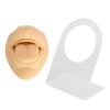 Piercing Practice Body Parts, Model Body Part Displays Set, Silicone Simulated 3D Tongue Mouth Model, With Display Stand, for Jewelry Display, Suturing Practice (Skin Color) view 1