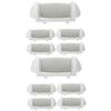 Beatifufu 10pcs Replacement Rollers Electric Foot File Roller Heads Pedicure Tool Refill view 1