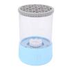 Electric Makeup Brush Cleaner and Dryer, USB Plug in Automatic Makeup Brush Cleaner Cup for Multiple Brushes Cleaning, Fast and Gentle Makeup Brush Cleaning (Blue) view 2