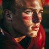Cannon Sports Face Body Paint Stick for Football Baseball Softball Lacrosse Hockey - Sweatproof, Long-Lasting, Anti-Glare (Red) view 2