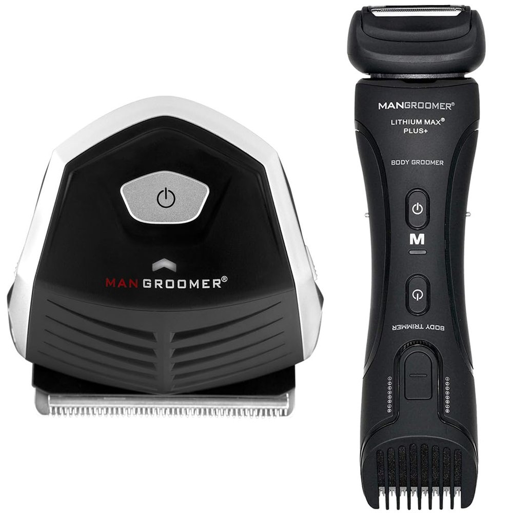 MANGROOMER $10 Self-Haircut Kit Bundle Offer - Lithium MAX Plus+ Body Groomer, get an Ultimate PRO Self-Haircut Kit for only $10 Extra