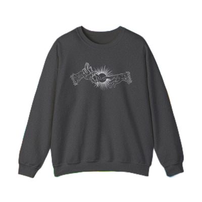 Creation Of Adam - Da Vinci Tattooed Hands - Tattooist Designed, BrixtonBlack Sleeve logo - Tattoo Flash -