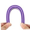 ASAKKURA 3pcs Sponge Nail Files Rhombus Shape Manicure Tool Purple Orange Pink for Natural and False Nails Safe and Buffers view 3