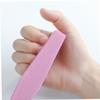 ASAKKURA 3pcs Sponge Nail Files Rhombus Shape Manicure Tool Purple Orange Pink for Natural and False Nails Safe and Buffers view 4