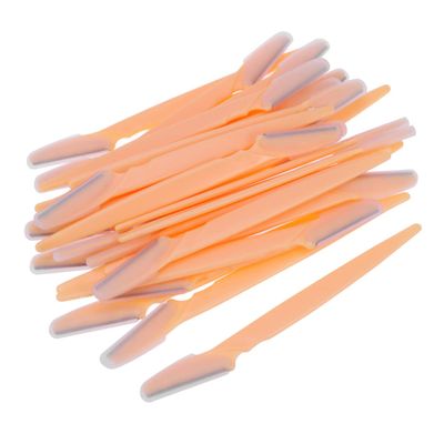 ADOCARN 30pcs Facial Razors Stainless Steel Eyebrow Trimmers Portable Shaper Makeup Tools for Women Girls Ladies