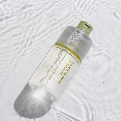 OMICEL INJIN Mugwort Mineral Cleansing Water (1 Count) - Gentle Makeup Remover | Micellar Water with Tea Tree Leaf Water | Glucose-Infused Formula for Effective Cleansing