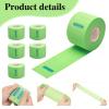 Disposable Barber Neck Paper- 5 Rolls & 500 Neck Strips, Barber Supplies for Salon Hair Styling (Green) view 3