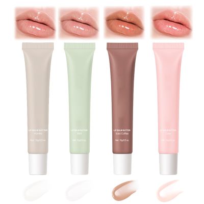4Pack Special Lip Balms - Lip Balm Hydrating - Tinted Lip Butter Balm - Moisturizing Lip Gloss Set - Girls Lip Oil - Lip Moisturizer for Women - Lip Care Products - Gifts for Teen Girls