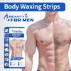 Beauty7 Men Wax Strips for Body, Ready to Use Waxing Strips, Facial Hair Removal Wax, Legs Arms Chest At Home Waxing Kit, 20 Waxing Strip 4 Calming Oil Wipes view 2