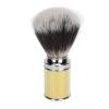 Beard Brush, Nylon Beard Foaming Brush, Beard Foaming Brush, Aluminium Alloy, Curved Handle, Cleaning, Synthetic Lather, for Travel, Home, Suitable for Men Rose Gold (Gold) view 1