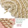 100 Strands Short Jamaican Bounce Crochet Hair Honey Blonde 5 Packs 2X Ringlet Wand Curl Crochet Hair 8 Inch Curly Crochet Hair Extensions Curly Crochet Braiding Hair 613# view 4