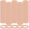 150 Pcs Seamless Elastic Hair Ties No Damage for Thick & Thin Hair, Ponytail Holders, Elastics, Soft Pony Tails Bands for Women, Blonde view 1