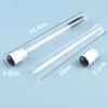 20 Sets Mascara Wands Tube Set Reusable Lash Spoolies Tube Diamond Eyelash Brush Tubes Spoolies Lash Extension Brushes Applicators Makeup Tools (sky-Black) view 3