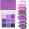 9 Colors Purple Tan Grape Shimmer Matte Eyeshadow Palette, Pearl Glitter Shimmer Matte Nude Neutral Shades, High Pigmented Waterproof Grape Plum Pink Lavender Eyeshadow, Bright Sombras De Ojos view 2