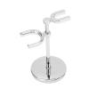 Metal Shaving Brush Stand Rack Beard Shaving Stand for Stylish Display on Countertop view 2