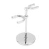 Metal Shaving Brush Stand Rack Beard Shaving Stand for Stylish Display on Countertop view 3