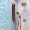 ASAKKURA Long Bath Scrubber Towel Velvet Massage Strap for Tanning Oil Application Exfoliating Body Rubbing Strip for Shower Use view 2