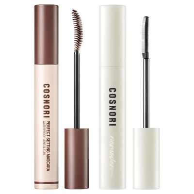 Cozy Brown Mascara & Remover Bundle  Natural Brown, Long & Curl, Waterproof - Quck & Easy Mascara Removal