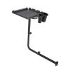 GUIAFUHYE 360 Rotatable Salon Tray Attached to Chair, Adjustable Height & Length Hairstylist Chair Tray with Hair Dryer Holder, Salon Stations view 1