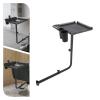 GUIAFUHYE 360 Rotatable Salon Tray Attached to Chair, Adjustable Height & Length Hairstylist Chair Tray with Hair Dryer Holder, Salon Stations view 3