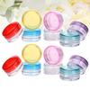 PAMINGONO 56pcs Round Empty Cosmetic Jars 5G Plastic Lotion Containers Lids for Travel Samples and Storage for Creams and Lotions view 2