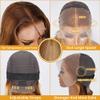13X4 Highlight Ombre Lace Frontal Wigs Human Hair 4/27 Honey Blonde 180% Density Body Wave Wig for Black Women HD Transparent Lace Front Wig with Highlights Colored Glueless Wigs Human Hair 30 Inch view 4