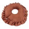 ASAKKURA 1pc u Shaped Face Massage Pillow Dark Coffee Ergonomic Design for Comfort for Lying Face down for Salon Use and Travel Supports Smooth Breathing view 1