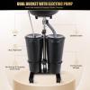 Portable Shampoo Basin for Hair Salon, Rolling Beauty Spa Salon Hair Washing Sink with Adjustable Height and Drain, Large Wash Station for Seniors, Hairstylist and Home Service view 4