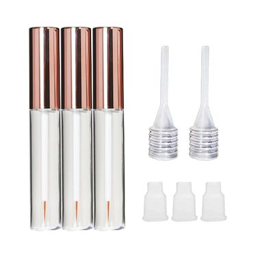 0.34 fl oz Empty Eyeliner Tubes (Rose Golden (Metal), 3 PCS EL)