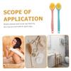 ADOCARN 2pcs Bathing Accessories Back Scrubbers Long Handle Shower Bath Brush for Body Cleaning view 4