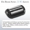 53B Series 5/6 Shaver Replacement Head for Braun Electric Shavers - Compatible with Braun Shaving Razor New Generation 5020cs 5018s 5035s 5049cs 5050cs 6020s 6040cs 6075cc 6072cc 6090cc, 2Pack view 2