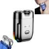 BBASILIYSD New Model Mini Dual-Head Electric Shaver,Mini Dual Head Electric Shaver,Mini Portable Electric Shaver,Mini Razor Dual Head Portable,Pocket Size Washable Electric Razor,for Home,Car,Travel view 1