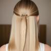 4 Pcs French Side Combs for Small French Twist, Decorative Hair Clips, Women's Bun Strong Hold Clips, Styling Accessories view 4