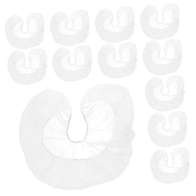 100pcs Massage Face Covers Cradle Covers for Massage Table Disposable Face Headrest Covers for Spa and Beauty Salons