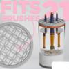 Beauty Swirl Cosmetic Brush Cleaner, The Cozy Luna Brush Cleaner, Cosmetic Brush Cleaner, Electric Makeup Brush Cleaner Machine, Automatic Makeup Brush Cleaner, Fits All Brush Sizes (Transparent*2) view 2