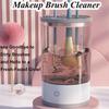 Beauty Swirl Cosmetic Brush Cleaner, The Cozy Luna Brush Cleaner, Cosmetic Brush Cleaner, Electric Makeup Brush Cleaner Machine, Automatic Makeup Brush Cleaner, Fits All Brush Sizes (Transparent*2) view 4