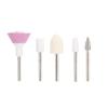 Ceramic Nail Drill Bit, Electric Nail File Bits 5pcs Ceramic Metal Nail Drill Bits Manicure Nail Drill Tips Pedicure Nail File Cuticle Remover for Nails Cuticle Manicure view 3