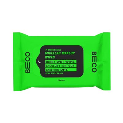 Bamboo Micellar Make up removal wet wipes, 100% Natural & Ecofriendly (Pack of 1), Infused with Aloe, Vitamin B5, and Vitamin E