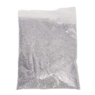Extra Fine Shiny Glitter Gorgeous Eyecatching Makeup for Nail Face Body Craft - 50g Bag (Silver)
