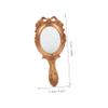 GARVALON Antique Gold Vintage Mirror Travel Portable Makeup Mirror Small Handheld view 2