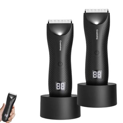 Vrsgs Body Trimmer for Men, Vrsgs Body Trimmer, Electric Body Hair Trimmer, Vrsgs Body Hair Trimmer, Vrsgs Shaver - Electric Body Hair Trimmer With Lcd Display Recharge Dock (2)