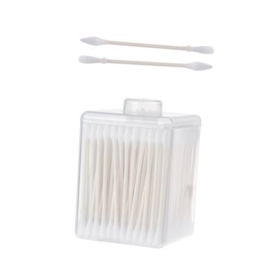 ASAKKURA 600pcs Double Head Cotton Swabs Makeup Cleaning Tool 3 Boxes Beauty Care