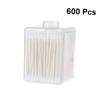 ASAKKURA 600pcs Double Head Cotton Swabs Makeup Cleaning Tool 3 Boxes Beauty Care view 2