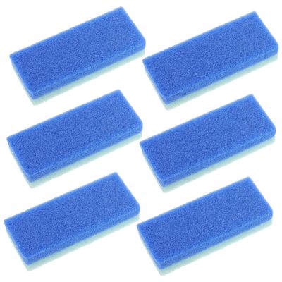 SOESFOUFU 6pcs Pu Pumice Stone Foot Scrubber for Gentle Exfoliation and Dead Skin Removal Compact for and Use for Feet Spa