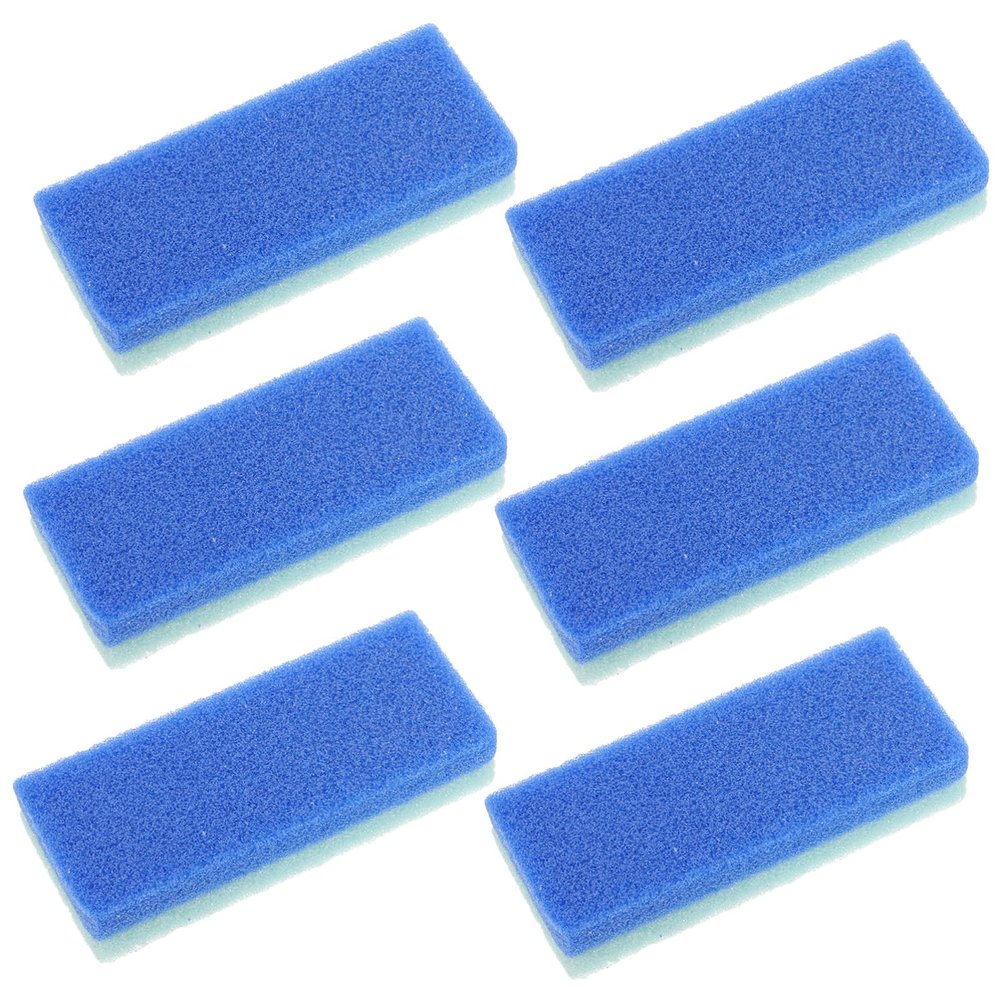 SOESFOUFU 6pcs Pu Pumice Stone Foot Scrubber for Gentle Exfoliation and Dead Skin Removal Compact for and Use for Feet Spa