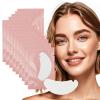 100 Pair V Shape Under Eye Gel Pads Hydrogel Eye Patches For Eyelash Extension, Lint Free Under Hydrogel Eye Mask Pads Lash Extension Supplies(Pink) view 1