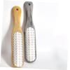 ADOCARN Foot Exfoliator Stainless Steel Foot Files for Pedicure Accessories Grey Dual-Sided Design for Removing Dry Hard Skin and Dead Skin Space-Saving Portable Tool view 3